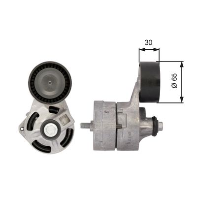 Belt Tensioner, V-ribbed belt GATES T39108