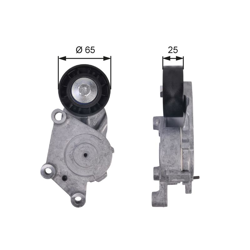 GATES T39125 Belt Tensioner, V-ribbed belt