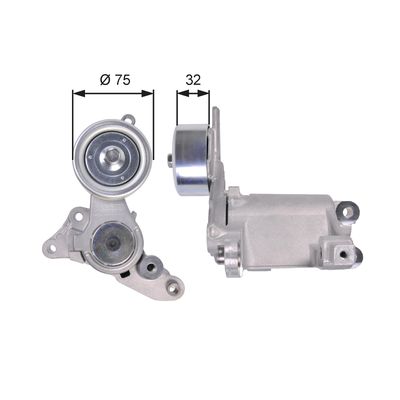 Belt Tensioner, V-ribbed belt GATES T39135