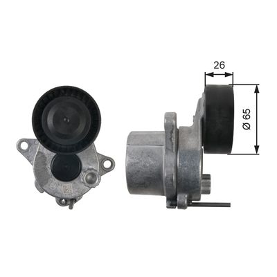 Belt Tensioner, V-ribbed belt GATES T39165