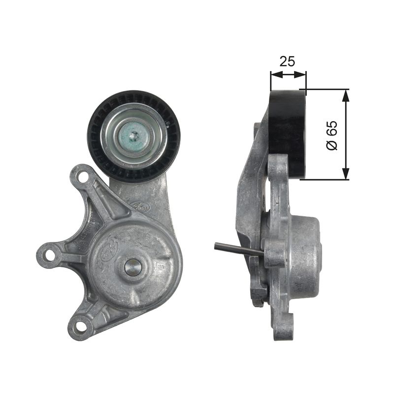 GATES T39191 Belt Tensioner, V-ribbed belt
