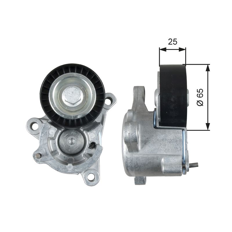 GATES T39193 Belt Tensioner, V-ribbed belt