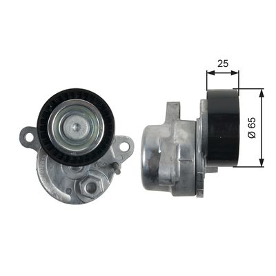 Belt Tensioner, V-ribbed belt GATES T39212