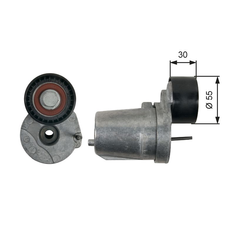 GATES T39226 Belt Tensioner, V-ribbed belt