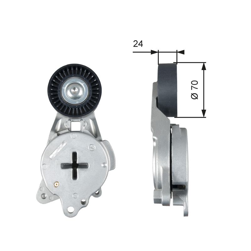 GATES T39268 Belt Tensioner, V-ribbed belt