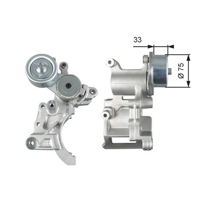 Belt Tensioner, V-ribbed belt GATES T39271
