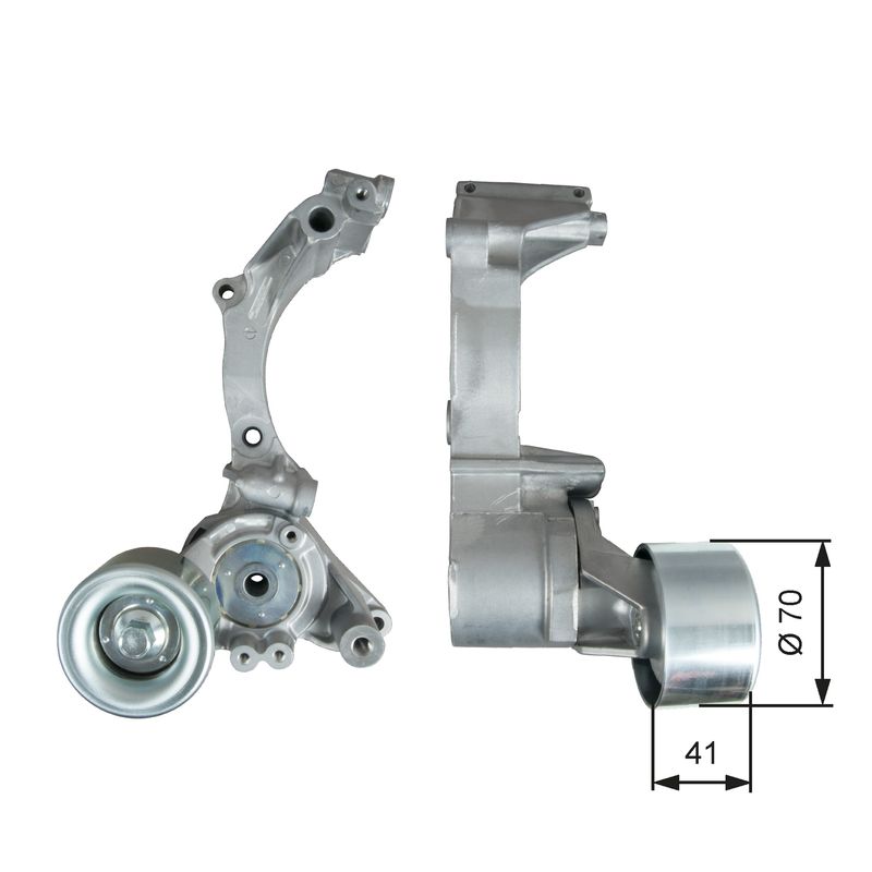 GATES T39296 Belt Tensioner, V-ribbed belt