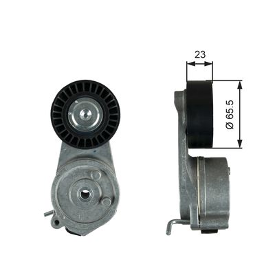 Belt Tensioner, V-ribbed belt GATES T39346
