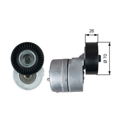 Belt Tensioner, V-ribbed belt GATES T39353