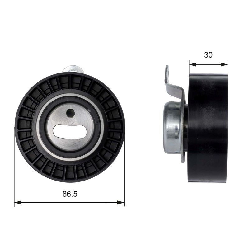 GATES T41008 Tensioner Pulley, timing belt