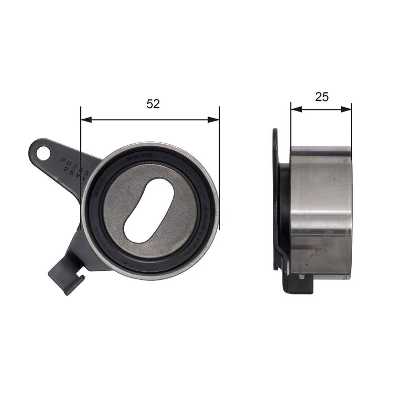 GATES T41031 Tensioner Pulley, timing belt
