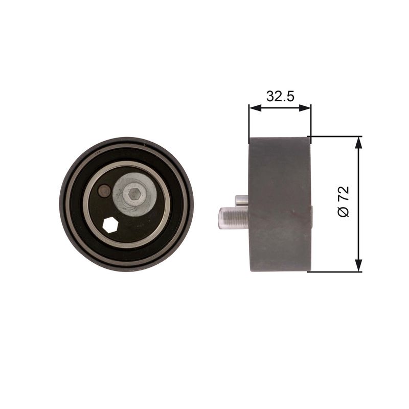 GATES T41082 Tensioner Pulley, timing belt