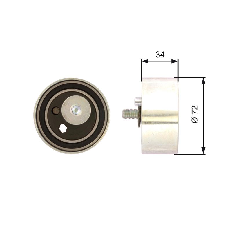 GATES T41095 Tensioner Pulley, timing belt