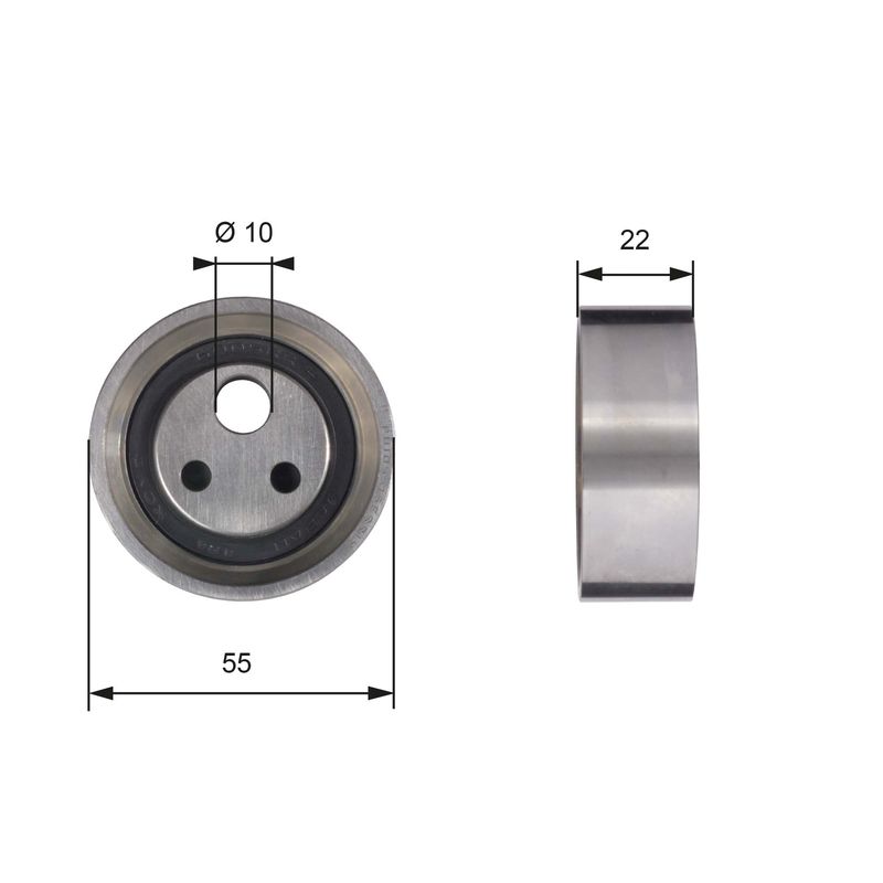 GATES T41155 Tensioner Pulley, timing belt