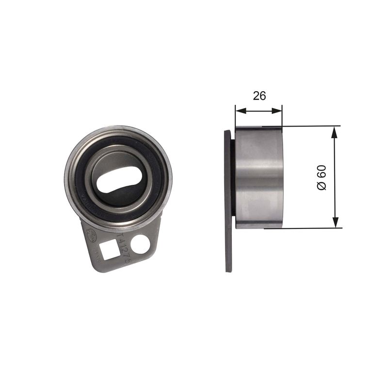 GATES T41275 Tensioner Pulley, timing belt