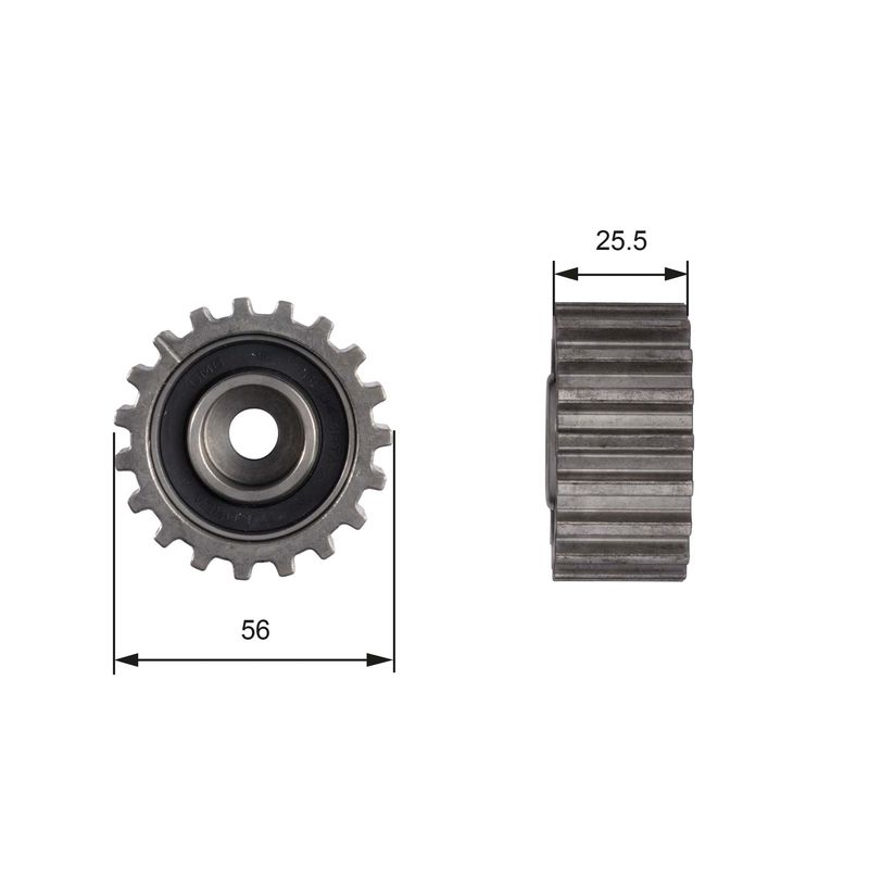 GATES T42000 Deflection/Guide Pulley, timing belt