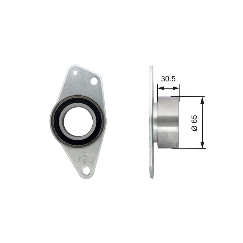 GATES T42091 Deflection/Guide Pulley, timing belt