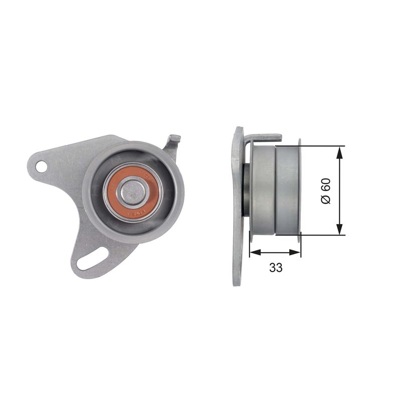 GATES T42129 Tensioner Pulley, timing belt