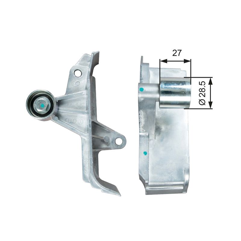 GATES T42313 Deflection/Guide Pulley, timing belt