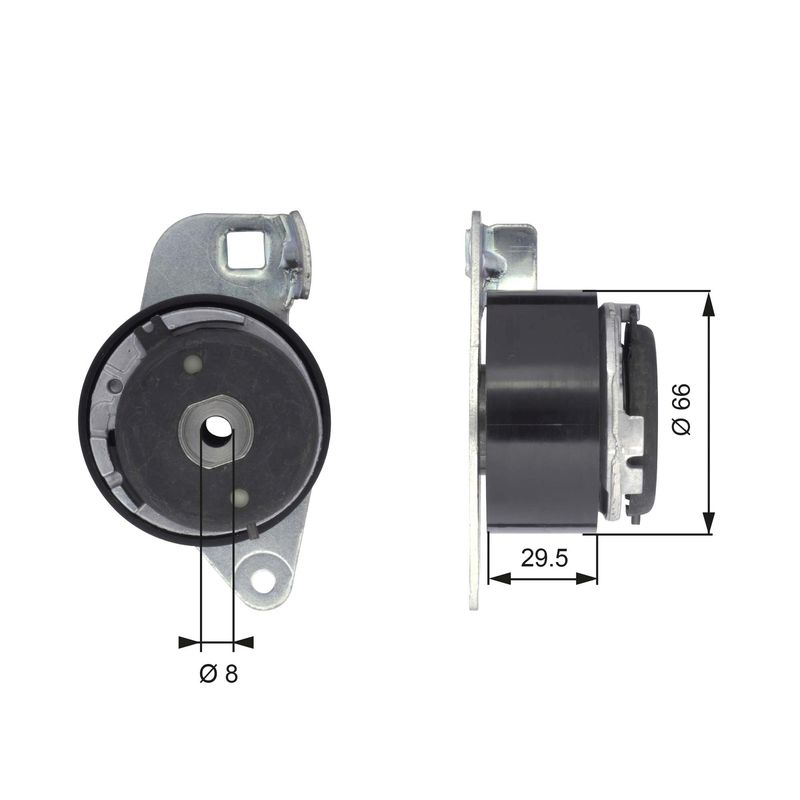GATES T43045 Tensioner Pulley, timing belt