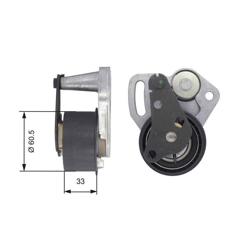 GATES T43107 Tensioner Pulley, timing belt