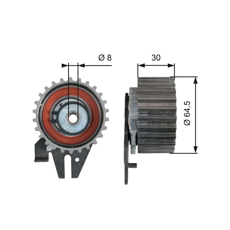 GATES T43239 Tensioner Pulley, timing belt