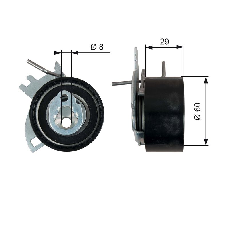 GATES T43246 Tensioner Pulley, timing belt
