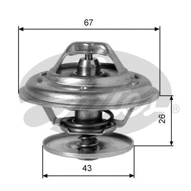 GATES TH01991G1 Thermostat, coolant