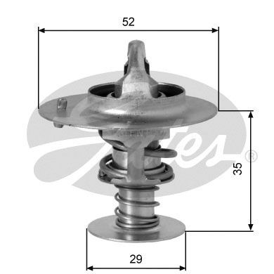 Thermostat, coolant GATES TH03391G1