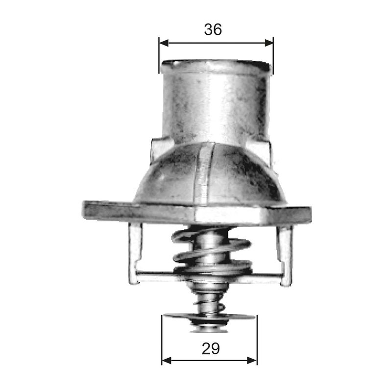 GATES TH15182G1 Thermostat, coolant