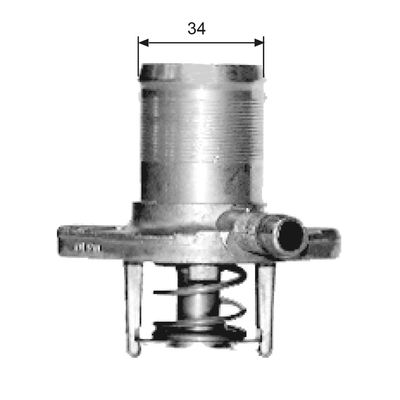 Thermostat, coolant GATES TH15289G1