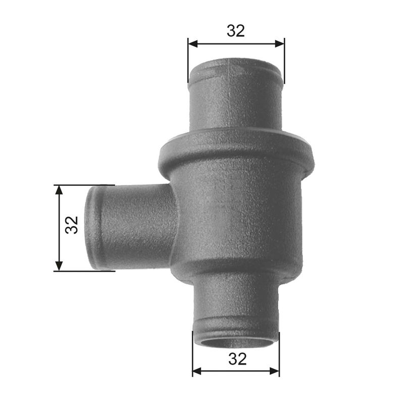 GATES TH15587 Thermostat, coolant