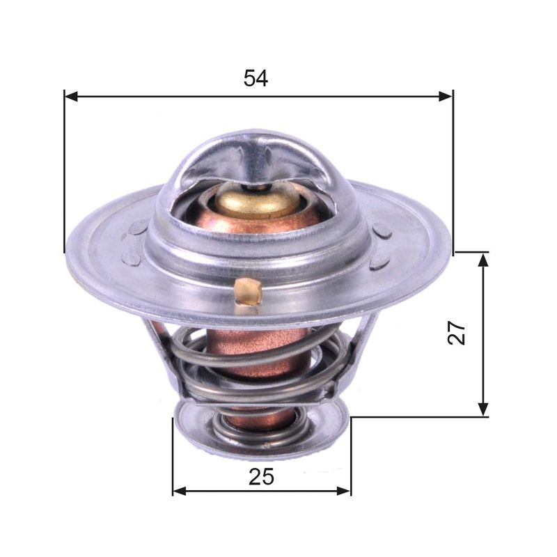 GATES TH22782G1 Thermostat, coolant