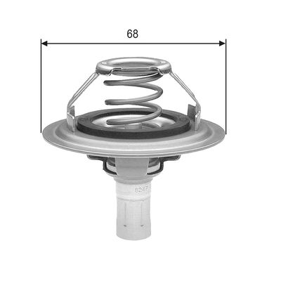 Thermostat, coolant GATES TH23080G1