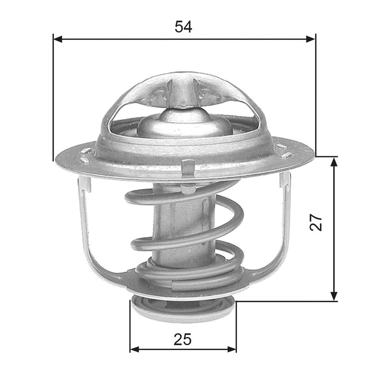 GATES TH23685G1 Thermostat, coolant
