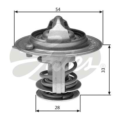 GATES TH29888G1 Thermostat, coolant