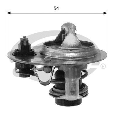 GATES TH30788G1 Thermostat, coolant
