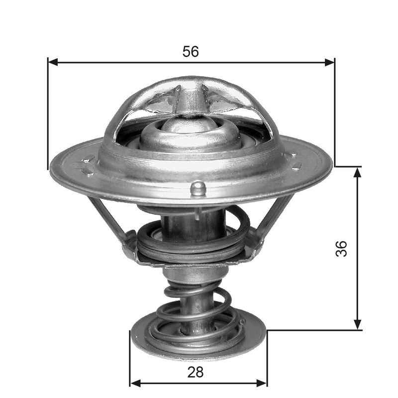 GATES TH31482G1 Thermostat, coolant