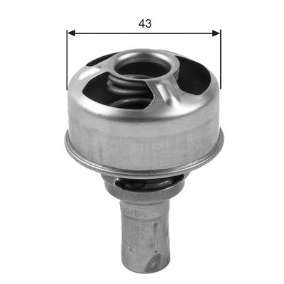 Thermostat, coolant GATES TH36075