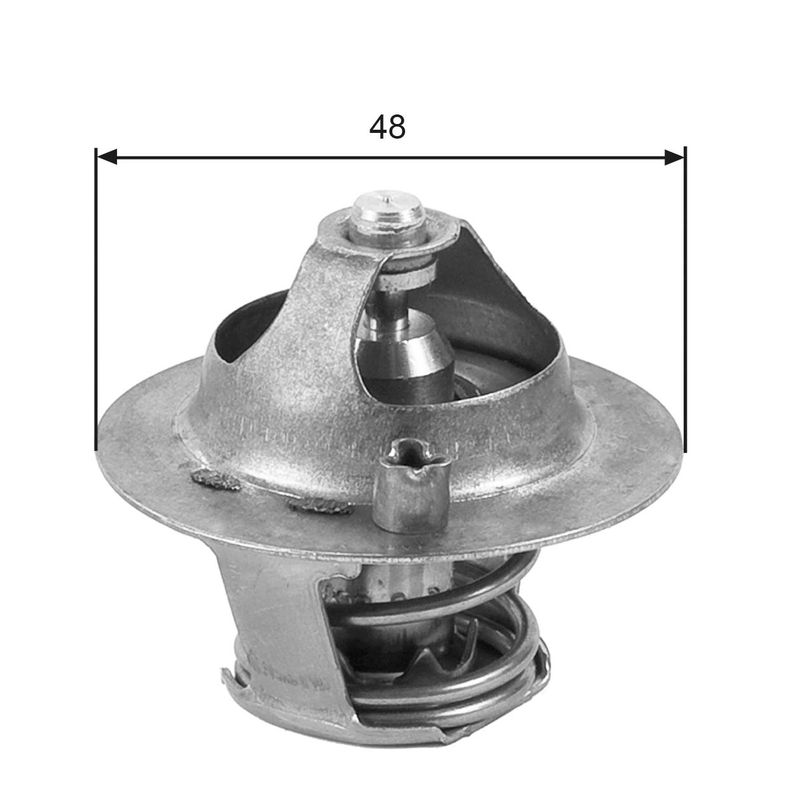 GATES TH39374G1 Thermostat, coolant
