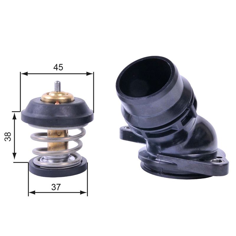 GATES TH42995K1 Thermostat, coolant