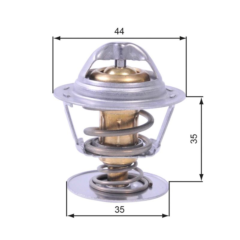 GATES TH43688G1 Thermostat, coolant