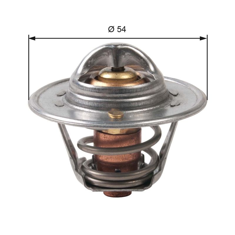 GATES TH45790G1 Thermostat, coolant
