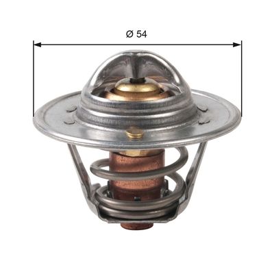 Thermostat, coolant GATES TH45790G1