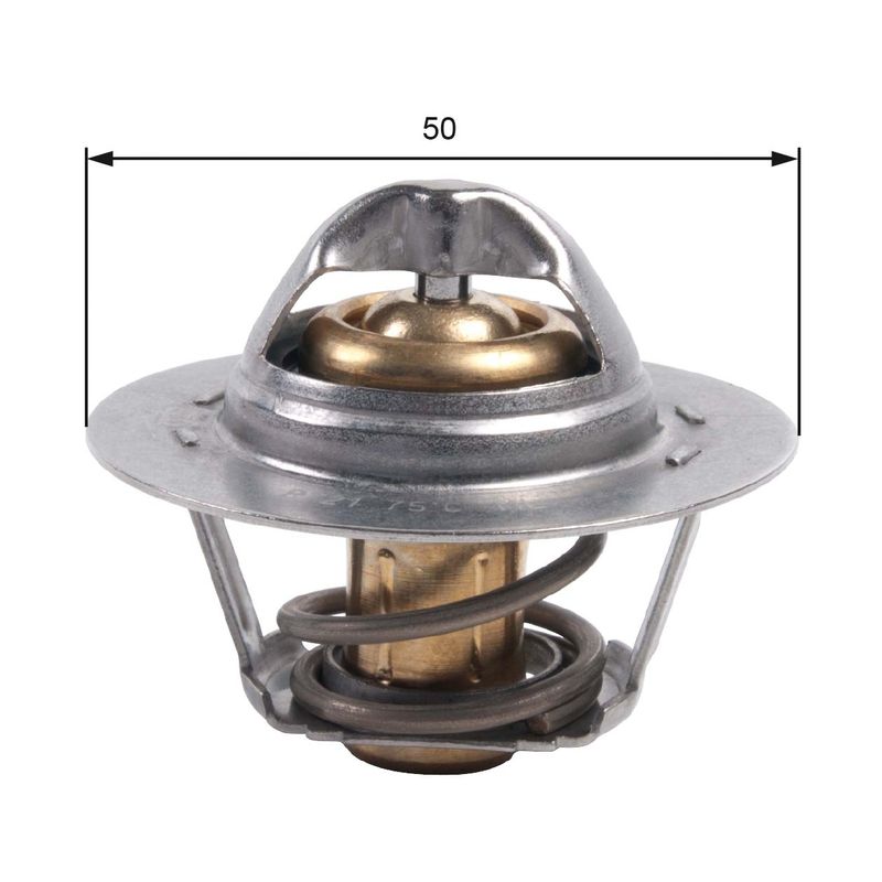 GATES TH45975G1 Thermostat, coolant