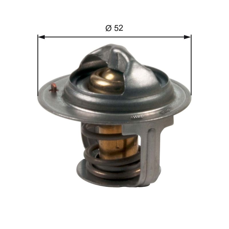 GATES TH47188G1 Thermostat, coolant
