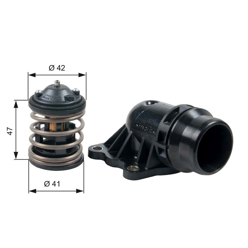 GATES TH47487K2 Thermostat, coolant