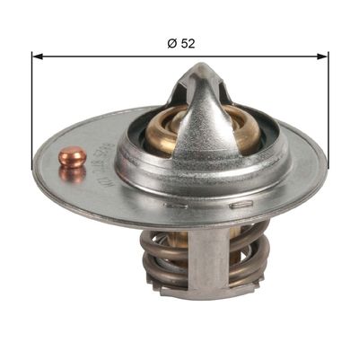Thermostat, coolant GATES TH49087G1