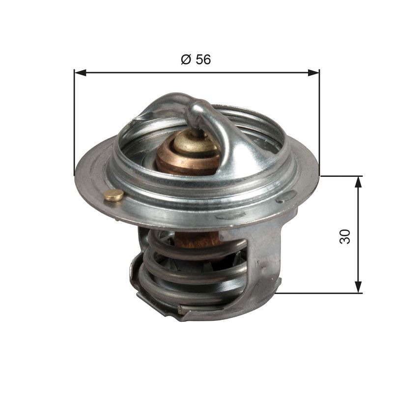 GATES TH50482G1 Thermostat, coolant