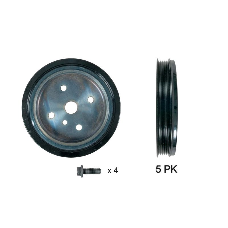 GATES TVD1161A Belt Pulley, crankshaft